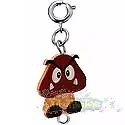 Super Mario 3D Land Keychain Collection Mini Figure - Goomba Cutout Takara Tomy
