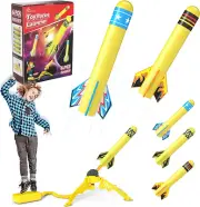 Jasonwell Toy Rocket Launcher for Kids Sturdy Stomp Launch Toys Fun Outdoor Toy
