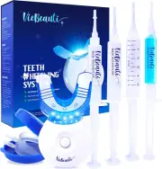 Teeth Whitening Kit with LED Light: Tooth Whitener with 35% Carbamide Peroxide,