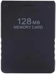 8MB/ 32MB/ 64MB/ 128MB/ 256MB External Memory Card for Sony PlayStation 2 PS2 Games Console, Plug and Play(128MB)