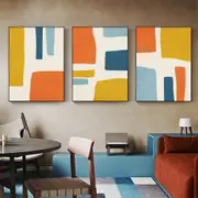 Mid Century Modern Art 3 sets Poster Wall Art