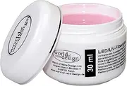 30 ml LED/UV fibreglass gel, thick viscosity, milky pink, 1 phase gel, builder gel