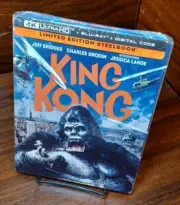 King Kong Steelbook (1976) (4K / Blu-ray) Brand NEW (Sealed)-Free Box Shipping