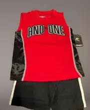 NWT-~ BOYS 3T-AND1 Shorts And Shirt Set. New W/Tags.