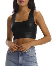 Commando Faux Leather Crop Top