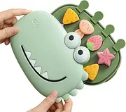 LeoLeozz Ice Pop Mold | 8 Cavities Silicone Ice Pop Maker,with Dinosaur Lid, Multi-Functional Kitchen Gadget for Children Adults Events