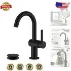 Lead-Free Modern Bathroom & RV Faucet with Easy Installation and Swivel Spout