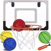 Indoor Mini Basketball Hoop for Kids,Mini Basketball Hoop with Electronic Sco...