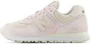 [New Balance] Women's 574 V2 Evolved Sneaker, Pink Granite/Linen/Sea Salt, 11.5