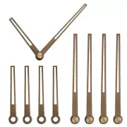5 Set Wooden DIY Clock Hands, Replacement Clock Hands Kit Craft for 10" Clock