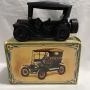 Vintage 1969 Avon Touring T Excalibur After Shave Bottle Decanter Full In Box
