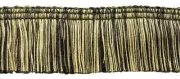 Black, Seal Brown, Mocha / Lush 2" Brush Fringe Trim / Shadow / Sold by the Yard