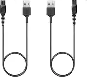 Charger for Philips Norelco One Blade QP2724 QP2834 MG5910 MG7910 MG9510 MG9520 PQ888 PQ889, [2-Pack, 3,3ft] OneBlade Latest Version Power Cord USB Charging Cable
