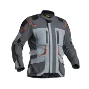 Myrvik Textile Jacket Light Gray Black Orange