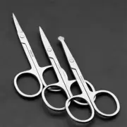 Round Head Curved Mustache Nose Ear Hair Remover Scissor Trimmer Safety Scis===