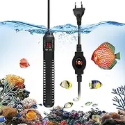 Aofesel Aquarium Heater, 500W Aquarium Immersion Heater with LED Digital Display, Overheating Protection and Automatic Shut-Off at Water Outlet, for Aquariums Under 250L