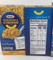 Macaroni & cheese mix 2 Boxes from Kraft 7.25 OZ each 3 Serving Per Container