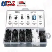 For Honda/CAR 100x Box Set Bumper Fender Liner Push Type Retainer Clips Fastener (for: Honda)