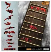 Jockomo Bloody Blood Chatter Vampire-BAT Inlay Sticker Paste on Guitar