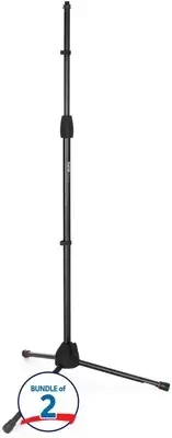 Gator Frameworks GFW-MIC-2000 Standard Tripod Mic Stand (2-pack)