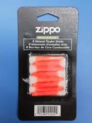 Zippo Tinder Sticks For Emergency Fire Starter 1 Pack/8 waxed tinder stick 44002