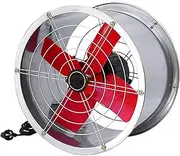 Commercial Extractor Fan, Industrial Ventilation Extractor, for Garage Warehouse Restaurant Kitchen(24 inches)