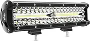 Nilight Led Light Bar 12Inch 300W Triple Row Flood Spot Combo 30000LM Bar Driving Boat Lighting Led Off Road Lights for Trucks