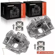 2 Rear Side Brake Caliper for Chevy Trailblazer SSR GMC Envoy Rainier Isuzu 9-7x (for: Isuzu)
