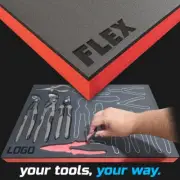 FLEX shadow foam tool tray insert storage organizer toolbox tool kit set