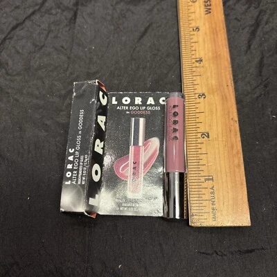 LORAC Alter Ego Lip Gloss, Very Rare Goddess Travel Box .02Oz Free Shipping HTF￼