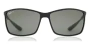 Ray-Ban RB4179 LiteForce Polarized 601S9A Men's Sunglasses Black Size 62