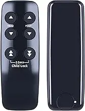 New Adjustable Bed Replacement Remote Control Compatible with Serta Motion Slim Adjustable Bed Base (New Black Version)