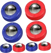 WHAMVOX Family Shuffleboard Game Accessory 16pcs Colorful Roll Beads Replacement for Mini Curling