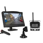 124V 24V TRUCK,CARAVAN, BOAT WIRELESS 5" MONITOR REVERSING CAMERA REAR VIEW KIT