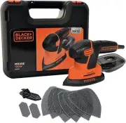 BLACK+DECKER 120W Mouse Sander Kit with Accessories