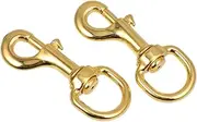 Happyyami Non-Fading Zinc Alloy Pet Collar Hooks Swivel Joint Traction Rope Buckle Quick-Release Harness Accessories for Dogs and Cats
