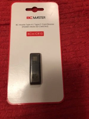 BC Master USB Type-C Card Reader to Micro SD Reader Flash Memory Card Reader ...