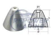 Quick Thruster BTQ300 / TQ3000 Zinc Anode, Boat anode, Sacrificial Anode