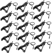 AKOOSY 20pcs Lapel Microphone Clips Replacement Lavalier Mic Clips Metal Tie Lavalier Microphone Clips For Audio Recording Outdoor Use