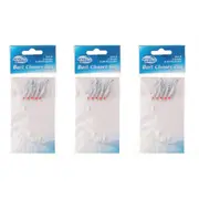 3x Jarvis Walker Bait Chaser Rig - 5 Hook Bait Jig with Lumo Beads Size 8