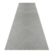 Perfecto Ego Light Grey Runner Rug