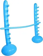 ARTSEWPLY Inflatable Jumping Stick for Fun Outdoor Indoor Interactive Game Limbo Fitness for Parties Backyard Park Activities Coordination Physical Development