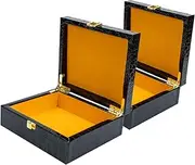 Hoement 2pcs Compact Storage Case -cover Portable Box for Travel Protective Humidor Organizer
