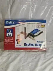 D-Link AirPlus XtremeG Wireless Network PCI Adapter 802.11g 108Mbps DWL-G520