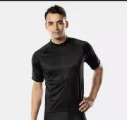 NWT Bontrager Solstice Jersey Men's M Black Full Zip Cycling Maillot