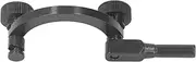 Eacam Dial Test Indicator Holder, Arc Shape Steel Centering Stand with 8mm Shank 4mm Hole for Connecting Dial and Test Indicators, Suitable for Arc Lever Scenarios