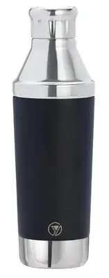 YDRINK Cocktail Shaker Leakproof Stainless Steel 700ml Bar Drink Mixer - Black
