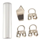 1X(Stainless Steel Guitar Slide Tone Bar for Dobro, Lap Steel Guitar,7594