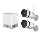 Wireless Security Camera System With 2x IP Cameras PIR Sensor Humanoid Detec CEL