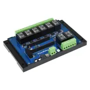 5V 8-Channel Relay Expansion Breakout HAT for RPI Raspberry Pi Pico 2 W H WH